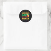 Monat der Schwarzgeschichte Runder Aufkleber (Tasche)