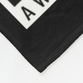 Monat der Sensibilisierung Funny Mixed Letters Fleecedecke (Ecke)