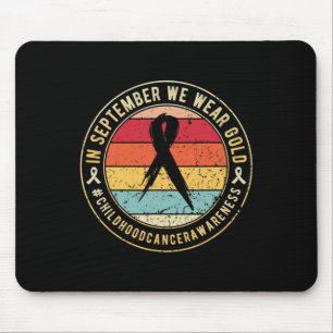 Monat der Sensibilisierung für Krebs im Kindesalte Mousepad