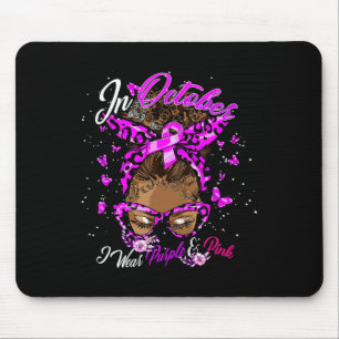 Monat der Sensibilisierung für Krebs und häusliche Mousepad