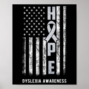Monat der Sensibilisierung Shirt Silver Ribbon Usa Poster