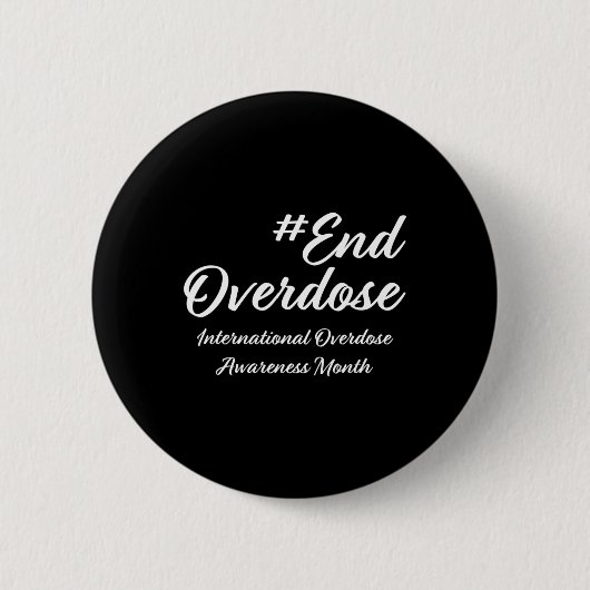 Monat der Überdosierung Button (Vorderseite)