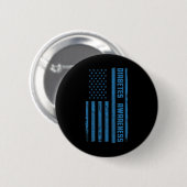 Monat der Vintagen amerikanischen Flagge T1 Button (Vorne & Hinten)