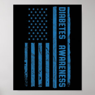 Monat der Vintagen amerikanischen Flagge T1 Poster