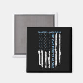 Monat des amerikanischen Flaggenkriegs T1 Magnet (Vorderseite/Rückseite)