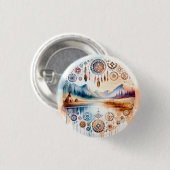 Monat des amerikanischen Kulturerbes Button (Vorne & Hinten)