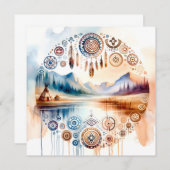 Monat des amerikanischen Kulturerbes Einladung (Vorne/Hinten)