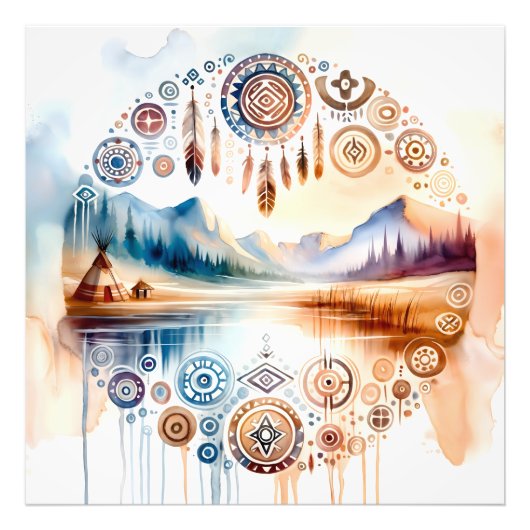 Monat des amerikanischen Kulturerbes Fotodruck (Vorne)