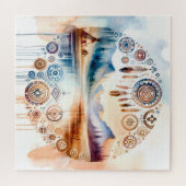 Monat des amerikanischen Kulturerbes Puzzle (Horizontal)