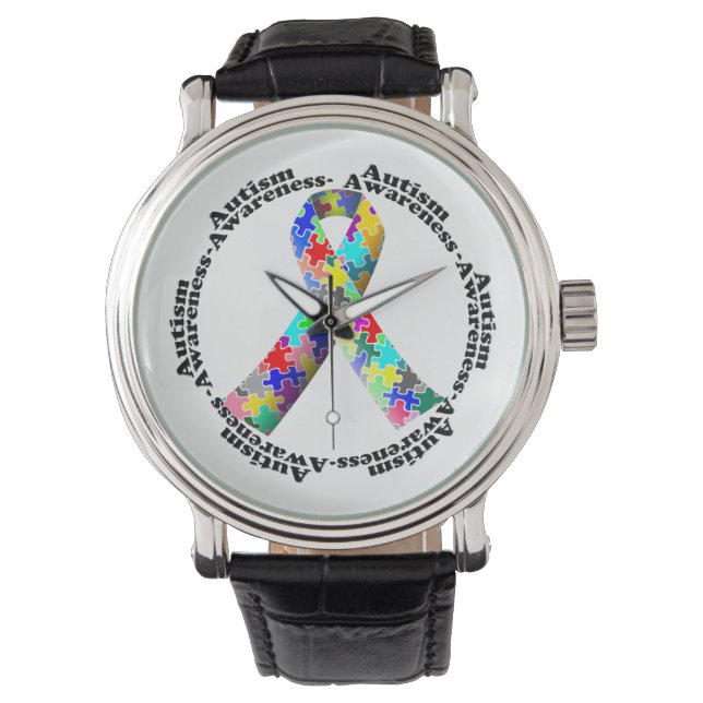 Monat des Autismus Armbanduhr (Vorderseite)