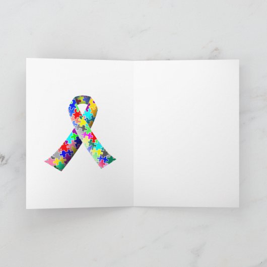 Monat des Autismus Karte (Innenseite)