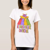 Monat des Autismus | Neurodiverses Universum T-Shirt (Vorderseite)