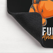 Monat des Bewusstseins Boxhandschuhe Orange Ribbon Mousepad (Ecke)