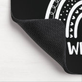 Monat des Bewusstseins für den Krebs Rainbow Kids  Mousepad (Ecke)