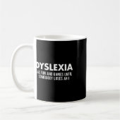 Monat des Bewusstseins Witziger Wörterbuch-Krieger Kaffeetasse (Links)
