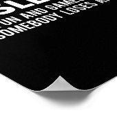 Monat des Bewusstseins Witziger Wörterbuch-Krieger Poster (Ecke)