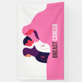 Monat des Brustkrebs Banner (Vertikal)