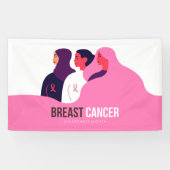 Monat des Brustkrebs Banner (Horizontal)