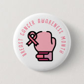 Monat des Brustkrebs Button (Vorderseite)