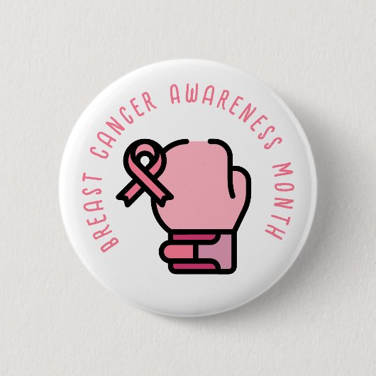 Monat des Brustkrebs Button (Vorderseite)