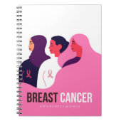 Monat des Brustkrebs Notizblock (Vorderseite)