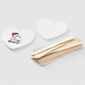 Monat des Brustkrebserklärens Frauen glauben rosa Fächer (Non-assembled)