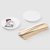 Monat des Brustkrebserklärens Frauen glauben rosa Fächer (Non-assembled)