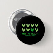 Monat des Gesundheitsbewusstseins Button (Vorne & Hinten)