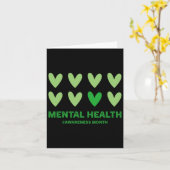 Monat des Gesundheitsbewusstseins Karte (Gelbe Blume)