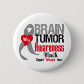 Monat des Hirntumorbewusstseins Button (Vorderseite)