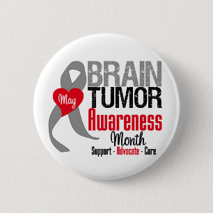 Monat des Hirntumorbewusstseins Button