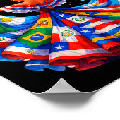 Monat des hispanischen Erbes Hispanic Heritage Mon Poster (Ecke)