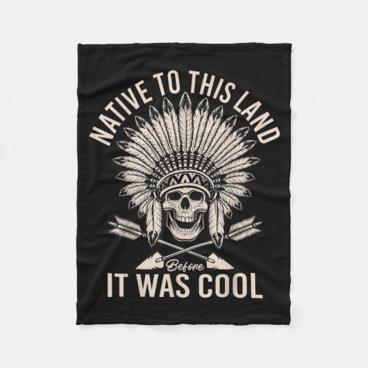 Monat des indianischen Erbes Native Pride Fleecedecke (Vorderseite)