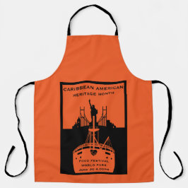 Monat des karibischen Amerikanischen Kulturerbes Schürze