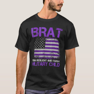 Monat des Militärkindes Geboren widerstandsfähig u T-Shirt