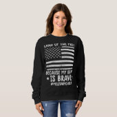 Monat des Militärlands frei wegen meines Todes Sweatshirt (Vorne ganz)