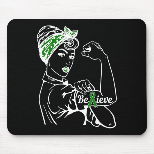 Monat des Monats des Bewusstseins für psychische G Mousepad (Vorne)