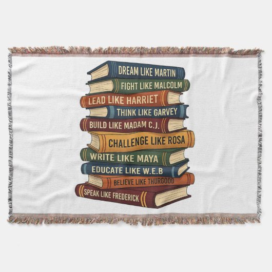 Monat des schwarzen Geschichts Traums Decke (Vorderseite)