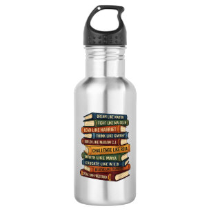 Monat des schwarzen Geschichts Traums Edelstahlflasche