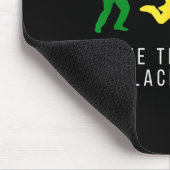 Monat des schwarzen Stolzes afroamerikanisches Mel Mousepad (Ecke)