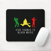 Monat des schwarzen Stolzes afroamerikanisches Mel Mousepad (Mit Mouse)