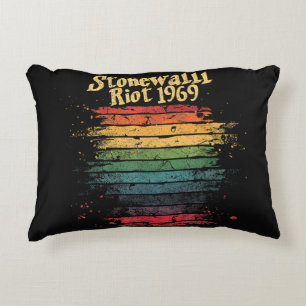 Monat des Schwulenstolzes Regenbogenflagge Steinma Dekokissen