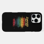 Monat des Schwulenstolzes Regenbogenflagge Steinma iPhone Hülle (Rückseite (Horizontal))