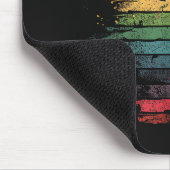 Monat des Schwulenstolzes Regenbogenflagge Steinma Mousepad (Ecke)
