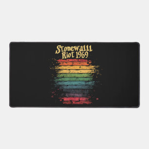 Monat des Schwulenstolzes Regenbogenflagge Steinma Schreibtischunterlage