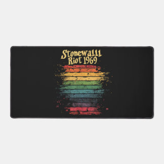 Monat des Schwulenstolzes Regenbogenflagge Steinma Schreibtischunterlage