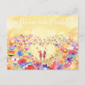 "Monat des Stolzes - Blühen mit Stolz Postkarte (Vorderseite)