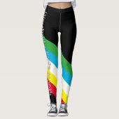 Monat des Stolzes der Behinderung Leggings (Vorderseite)