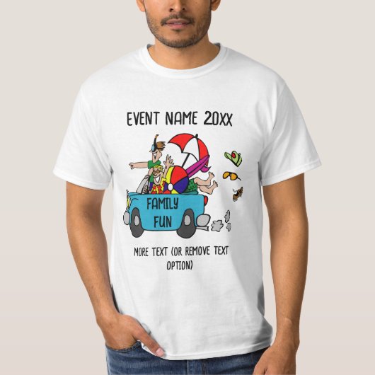 Monat Familienspass T-Shirt (Vorderseite)