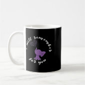 Monat I End Purple Bow Elephant 1 Kaffeetasse (Links)